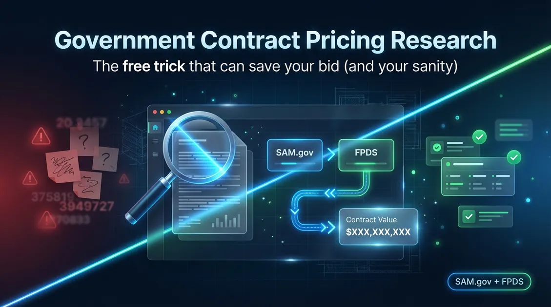 Government contract pricing research guide